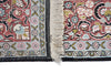 Vintage Kashmir Oriental Rug Wool and Cotton Rug 8' 2" X 11' 3" Handmade Rug