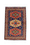 Vintage Hamadan Persian Rug 5' 7" X 6' 8" Handmade Rug