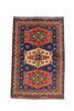 Vintage Hamadan Persian Rug 5' 7" X 6' 8" Handmade Rug