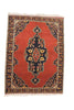 Vintage Persian Rug 4' 4" X 5' 10" Handmade Rug
