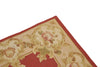 Vintage Oriental Aubusson  3' X 5' 1" Handmade Rug