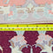 Oriental Tabriz Persian Wool and Silk Rug, Maroon and Pink Rug, 4' x 6' Rug