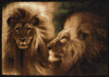 United Weaver Legends Lion Profile Area Rug