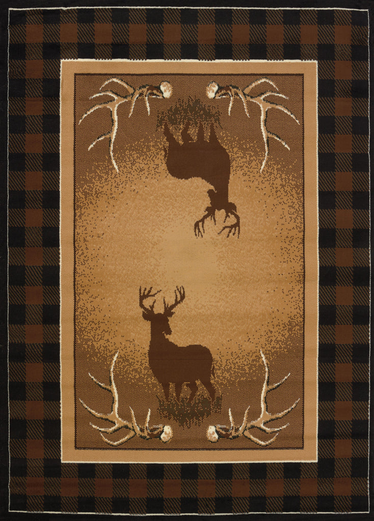 United Weaver Legends Antler Buck Area Rug — Rug Savings