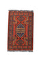 Vintage Tribal Turkish Kazak Rug 4' 11" X 8' 9" Handmade Rug