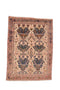Vintage Afshar Persian Rug 4' 1" X 5' 8" Handmade Rug