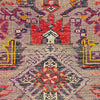 Oriental Turkish Kazak Intricate Pure Wool Rug, Red and Orange Rug, 4' x 6' Rug