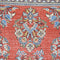 Vintage Oriental Sarouk Wool Persian Tribal Rug, Red and Cream Rug, 4' x 6'5" Rug
