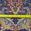 Oriental Tabriz Wool and Cotton Persian Rug, Red and Blue Rug, 10' x 13' Rug