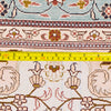 Oriental Turkistan Handmade Silk Oriental Rug, Beige/Green