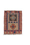 Vintage Hamadan Persian Rug 3' 9" X 6' 11" Handmade Rug