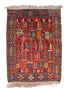 Vintage Persian Rug Bakhtiari 4' 7" X 6' 1" Handmade Rug