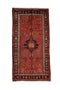 Vintage Hamadan Persian Rug 4' 3" X 8' 2" Handmade Rug