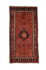 Vintage Hamadan Persian Rug 4' 3" X 8' 2" Handmade Rug