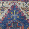 Vintage Persian Rug Baluchi Tribal Wool Runner Rug, Blue Beige 3 x 8