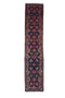 Vintage Hamadan Persian Runner Rug  2' 10" X 13' 3" Handmade Rug