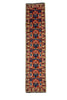 Vintage Persian Runner Rug Kargahi 2' 11" X 12' 10" Handmade Rug