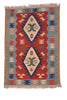 Oriental Turkish Kilim Turkish 3' 9" X 5' 4" Handmade Rug