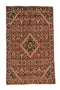 Vintage Hamadan Persian Rug 3'11" X 6' 5" Handmade Rug