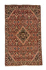 Vintage Hamadan Persian Rug 3'11" X 6' 5" Handmade Rug