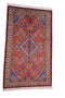 Vintage Persian Rug, Tribal Rug, 3' 4" X 5' 8" Handmade Rug