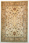 Vintage Persian Rug Chubi Ziegler Natural Wool Tribal Rug, Cream Brown, 4' x 6' Area Rug