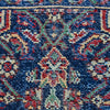 Vintage Hamadan Persian Rug Wool Persian Tribal Rug, Blue Beige, 4'5" x 6'5"