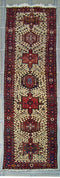 Vintage Hamadan Persian Rug Tribal Runner Rug, Beige Red Rug, 3' x 11'