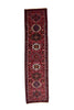 Vintage Hamadan Persian Runner Rug 3' 1" X 12' 6" Handmade Rug