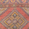 Vintage Hamadan Persian Rug Tribal Rug, Red Blue, 5' x 8'5"