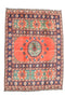 Vintage Persian Area Rug 6' 2" X 8' 0" Handmade Rug