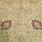 Vintage Persian Rug, Antique Silk and Wool Oriental Rug, Yellow Gold Beige Rug, 4' x 6'
