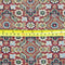 Antique Oriental Persian Rug, Tabriz Wool Rug, Red Ivory, 3' x 5' Rug