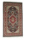 Vintage Jaipur Area Rug Indian 3' X 5' 3" Handmade Rug