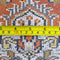 Vintage Jaipur Indian Silk and Cotton Oriental Rug, Ivory Black, 3' x 5'