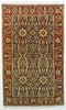 Oriental Sultanabad Antique Wool Tribal Rug, Dark Brown and Red Rug, 3' x 5' Rug