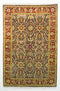 Oriental Sultanabad Antique Persian Tribal Rug, Dark Brown and Red Rug, 4' x 6' Rug