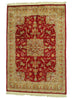 Vintage Oriental Rug Pakistan 4' 3" X 6' 0" Handmade Rug