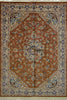 Oriental Sultanabad Antique Persian Wool Rug, Brown and Beige Rug, 3' x 5' Rug