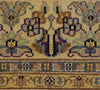 Vintage Oriental Rug Pakistan Silk and Wool Oriental Rug, Purple Beige, 5' x 8'