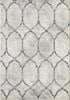 Abani Arto ART130A Geometric Trellis Ivory and Grey Area Rug