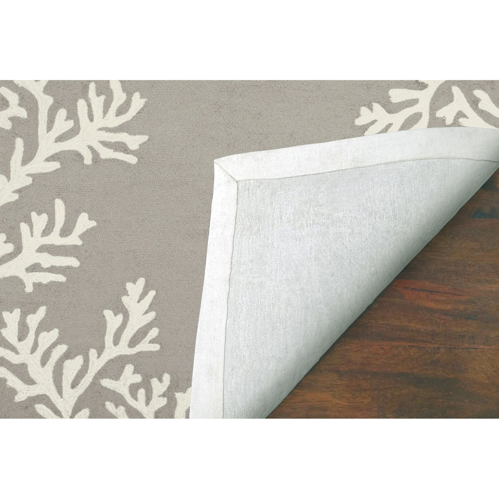 Trans Ocean Capri Coral Border Area Rug