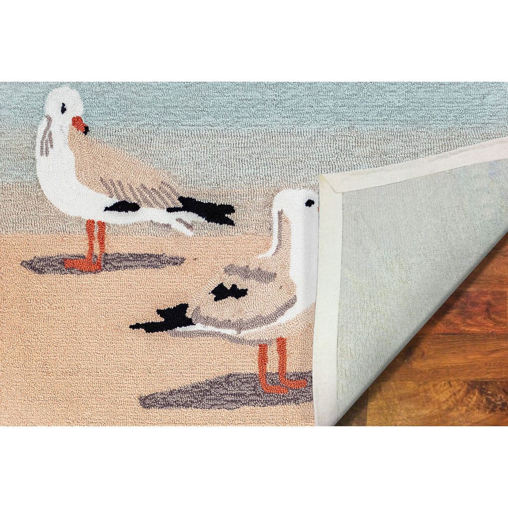 Trans Ocean Frontporch Gulls Area Rug