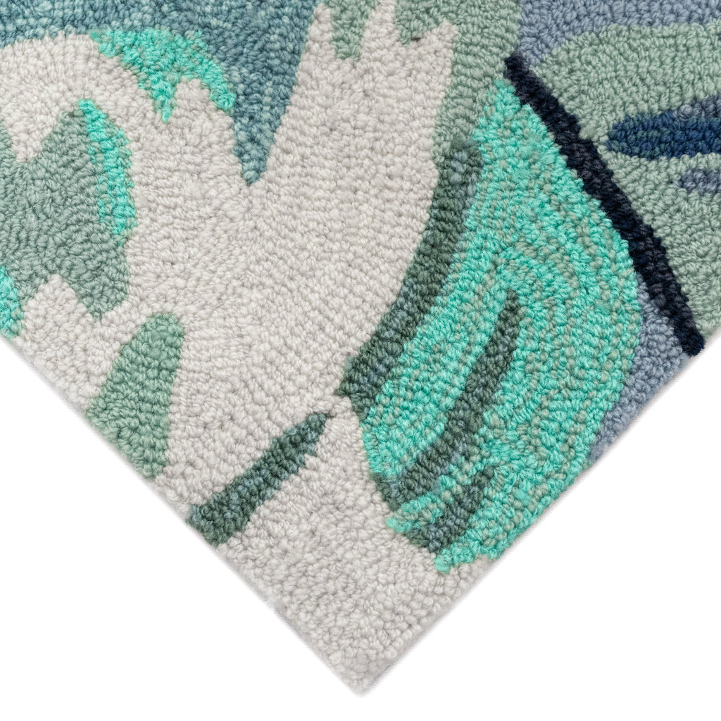 Trans Ocean Capri Palm Leaf Area Rug