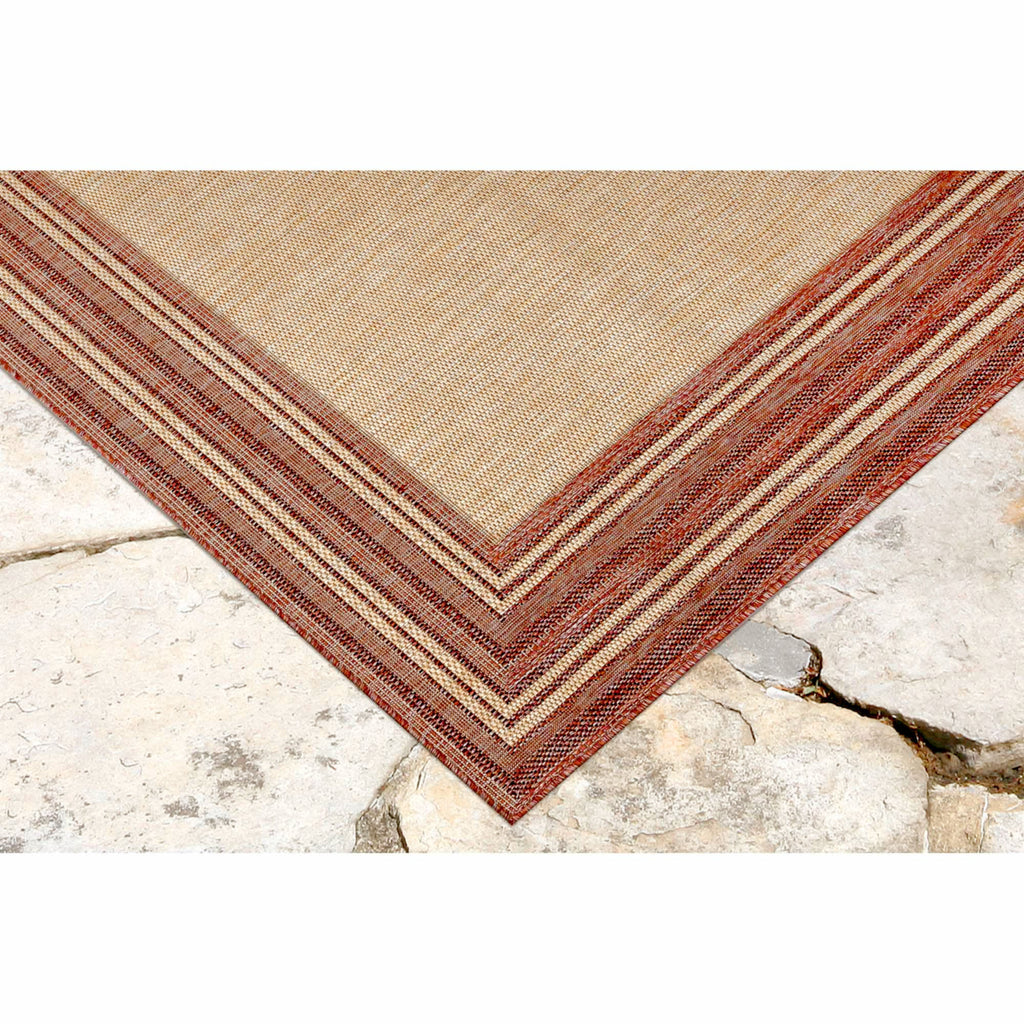 Trans Ocean Carmel Multi Border Area Rug