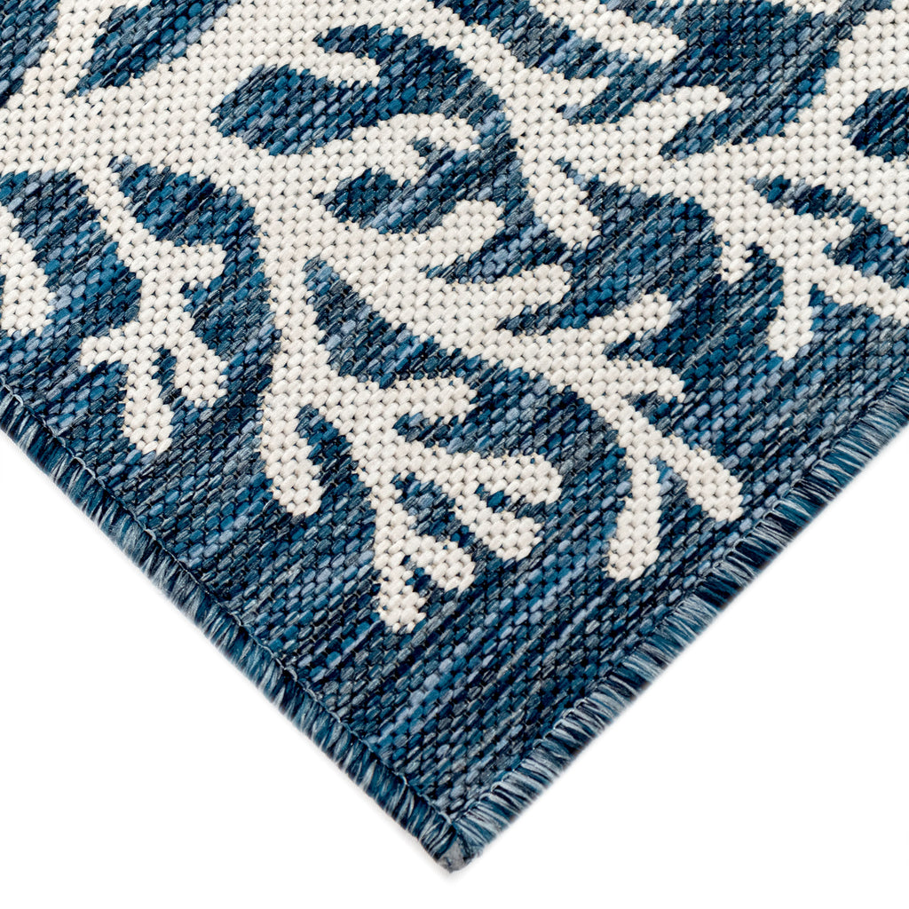 Trans Ocean Carmel Coral Border Area Rug