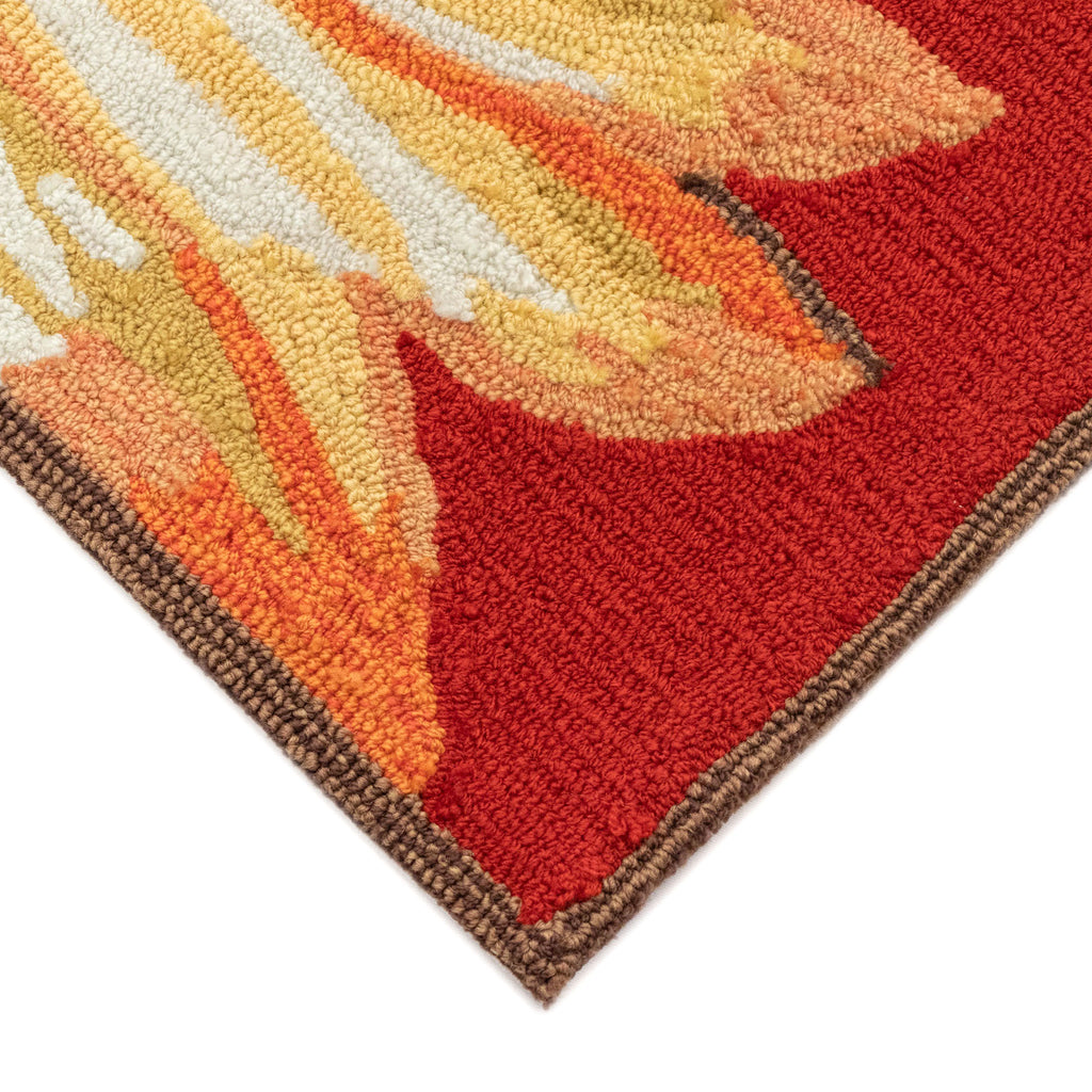Trans Ocean Frontporch Sunflower Area Rug