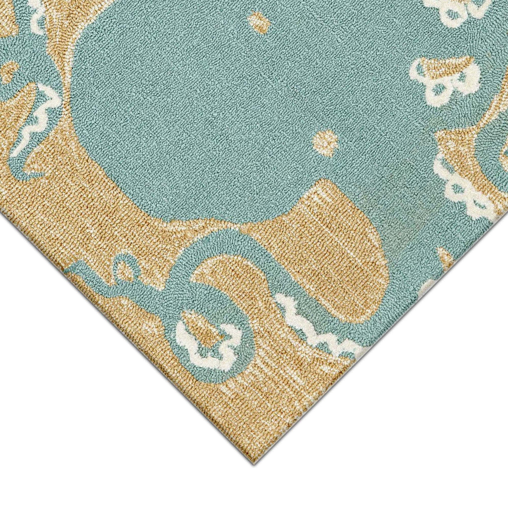 Trans Ocean Frontporch Octopus Area Rug