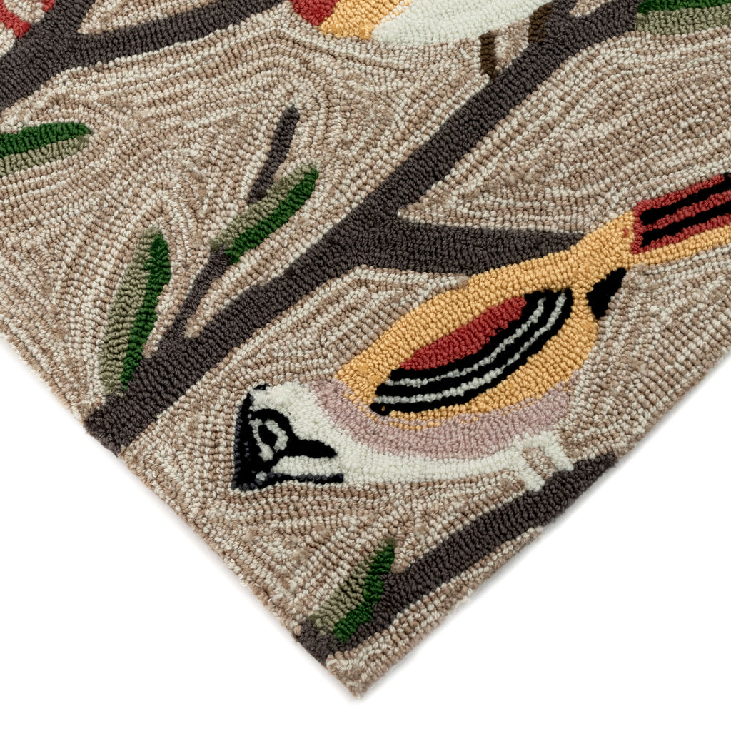 Trans Ocean Frontporch Birds Area Rug