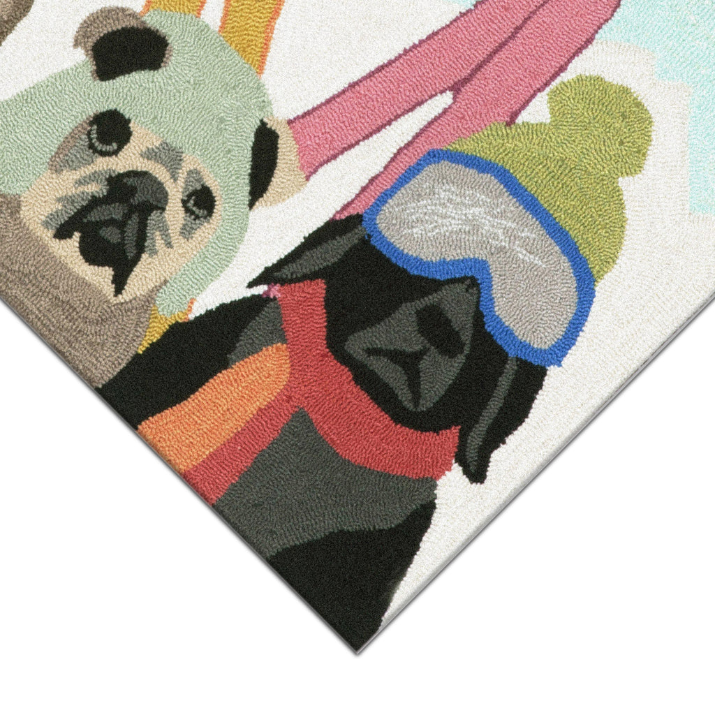 Trans Ocean Frontporch Ski Patrol Area Rug